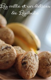 Muffins santé aux bananes et aux dattes