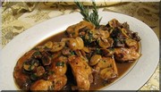 Poulet au Marsala et porcini