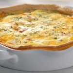 Quiche à la dinde, au poivron rouge et au Cheddar