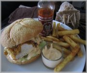 Burger de poulet à la Jojo