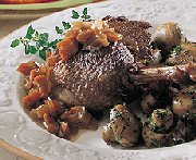 Canard au vin rouge et au cognac 