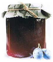 Confiture de prunes damson