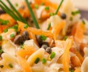 Farfalle au saumon fumé et aux câpres