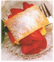 Feuilletés aux fraises 1