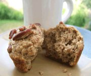 Muffins à la poire et aux lentilles