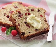 Pain aux amandes et canneberges