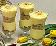 Parfaits au citron croustillants