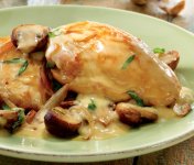  Poulet Avec Sauce A La Creme Et Au vin Blanc