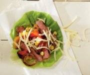 Rouleaux au bifteck grill&eacute; et au Monterey Jack