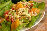 Salade californienne aux mandarines