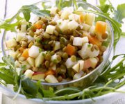 Salade de lentilles à la roquette