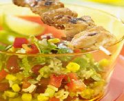 Salade de poulet grillé Tex Mex 