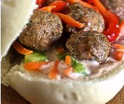 Sandwiches aux Boulettes Vietnamienne