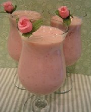 Smoothie aux fraises 1