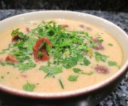 Soupe aux champignons et riz sauvage