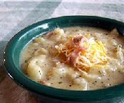 Soupe délicieuse aux pommes de terre