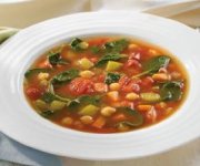 Soupe espagnole aux pois chiches, aux épinards et au chorizo