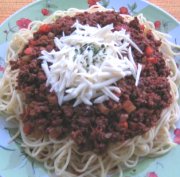 Spaghetti à la sauce bolognaise 2