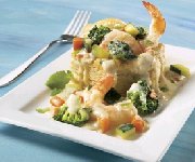 Vol-au-vent aux crevettes